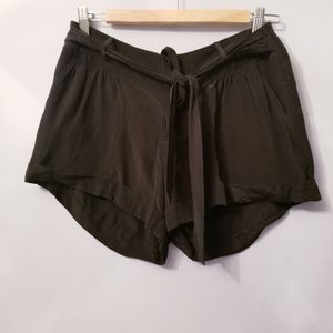MM Couture by Miss Me Silk Shorts with Tie Bow S